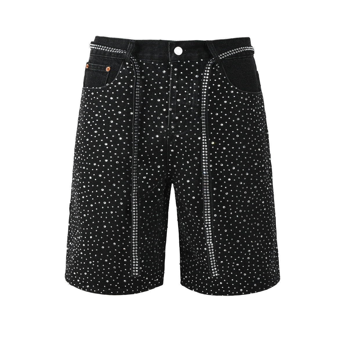CASADEPT-PURPLE DENIM SHORTS 5095